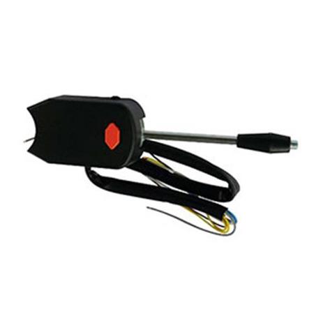 Chave de seta com interruptor para lampejo, faróis e buzina, lâmpada 12v e kit de instalação - Marilia Menor preço em Chave de seta com interruptor para lampejo, faróis e buzina, lâmpada 12v e kit de instalação - Marilia