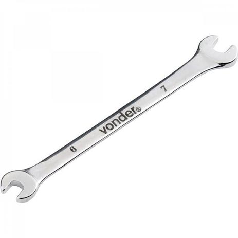 Chave fixa 14 mm x 15 mm cromada encartelada Vonder Menor preço em Chave fixa 14 mm x 15 mm cromada encartelada Vonder