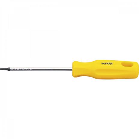 Chave hexalobular reta T10 com cabo Vonder Menor preço em Chave hexalobular reta T10 com cabo Vonder
