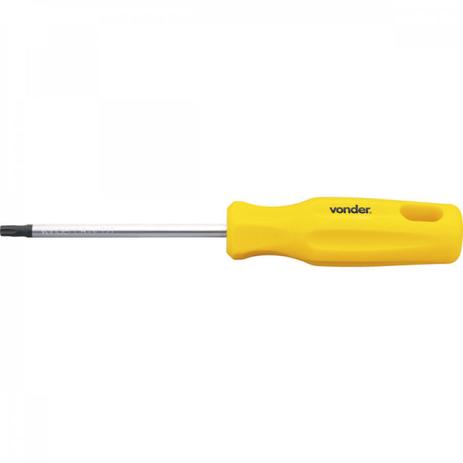 Chave hexalobular reta T27 com cabo Vonder Menor preço em Chave hexalobular reta T27 com cabo Vonder