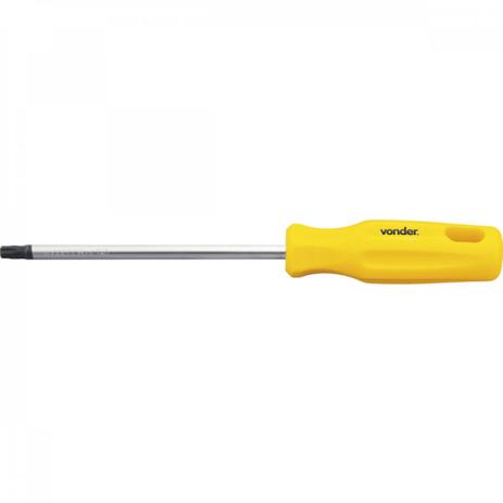 Chave hexalobular reta T40 com cabo Vonder Menor preço em Chave hexalobular reta T40 com cabo Vonder