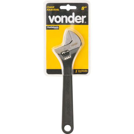 Chave inglesa ajustável 18'' aço carbono fosfatizada - Vonder Menor preço em Chave inglesa ajustável 18'' aço carbono fosfatizada - Vonder