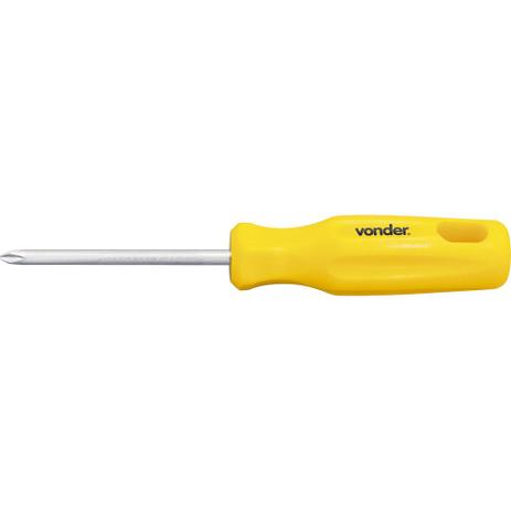 Chave phillips 3/16x3” n.1 cromo vanádio - Vonder Menor preço em Chave phillips 3/16x3” n.1 cromo vanádio - Vonder