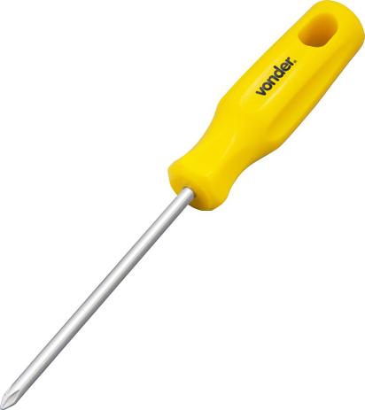 Chave phillips 3/16x4” n.1 cromo vanádio - Vonder Menor preço em Chave phillips 3/16x4” n.1 cromo vanádio - Vonder