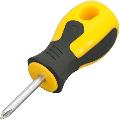 Chave phillips toco 3/16x1.1/2” n.1 cromo vanádio cabo anatômico emborrachado - Vonder Plus Menor preço em Chave phillips toco 3/16x1.1/2” n.1 cromo vanádio cabo anatômico emborrachado - Vonder Plus