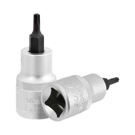 Chave Soquete Ponta Torx Curta T-20 Encaixe de 1/2 Pol Robust Menor preço em Chave Soquete Ponta Torx Curta T-20 Encaixe de 1/2 Pol Robust