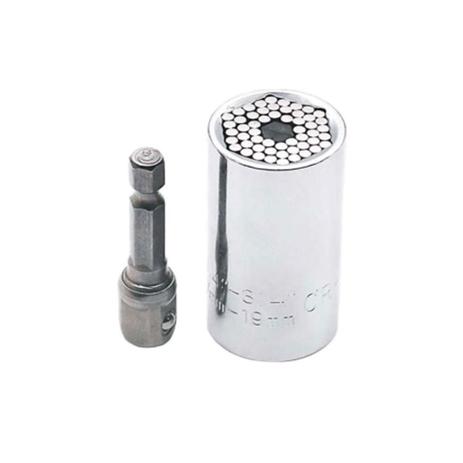 Chave soquete universal encaixe 3/8" 7 a 19mm com bit 1/4" ali Menor preço em Chave soquete universal encaixe 3/8" 7 a 19mm com bit 1/4" ali