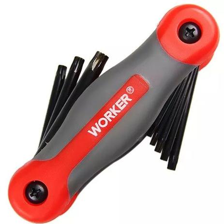 Chave Torx Tipo Canivete Com 8 Peças WORKER é ruim? Chave Torx Tipo Canivete Com 8 Peças WORKER é boa?