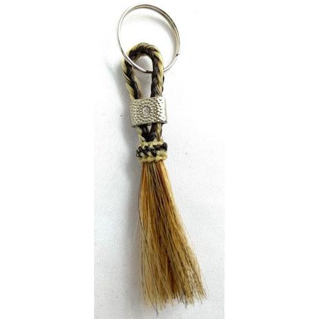 Menor preço em Chaveiro Country em Crina de Cavalo com Detalhe em Metal e Strass - Nacional