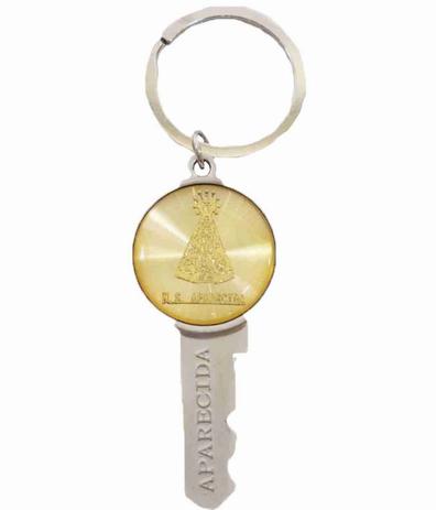 Chaveiro De Metal Em Forma De Chave Nossa Senhora Aparecida Dourada - Produtos infinity presentes Menor preço em Chaveiro De Metal Em Forma De Chave Nossa Senhora Aparecida Dourada - Produtos infinity presentes