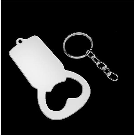 Chaveiro Formato Abridor de Garrafa de Metal Branco Resinado para Sublimação - Pacote Com 05 Unidades (AL6000) - Shopvirtua3000 original Menor preço em Chaveiro Formato Abridor de Garrafa de Metal Branco Resinado para Sublimação - Pacote Com 05 Unidades (AL6000) - Shopvirtua3000 original