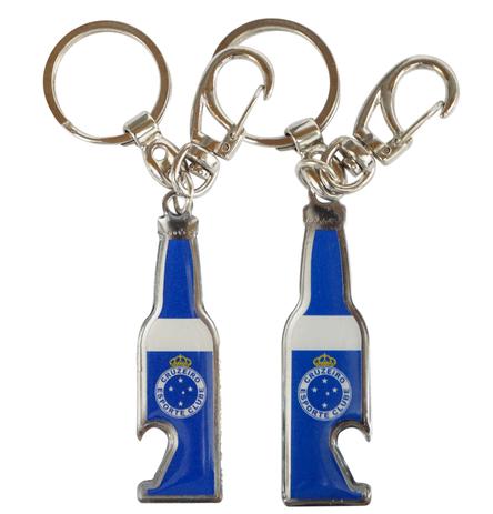 Chaveiro Garrafa Resinado - Cruzeiro Menor preço em Chaveiro Garrafa Resinado - Cruzeiro