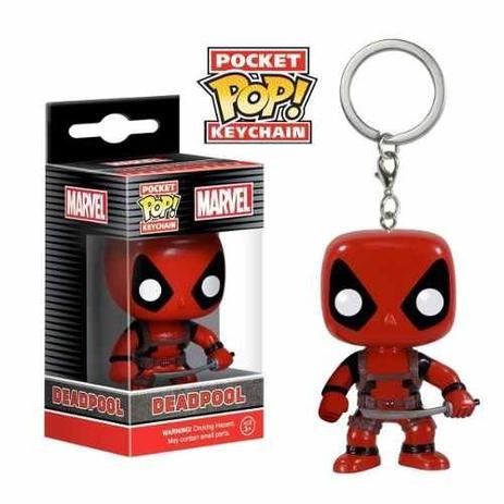 Chaveiro Keychain Funko Pop Deadpool Mini Pop Funko Marvel Menor preço em Chaveiro Keychain Funko Pop Deadpool Mini Pop Funko Marvel