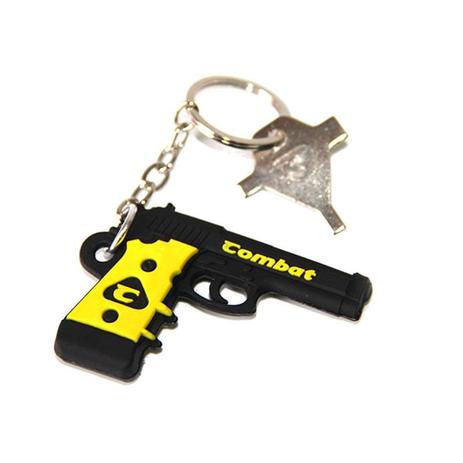 Chaveiro Pistola Preto Combat c/ Mini Chave de Fenda Menor preço em Chaveiro Pistola Preto Combat c/ Mini Chave de Fenda