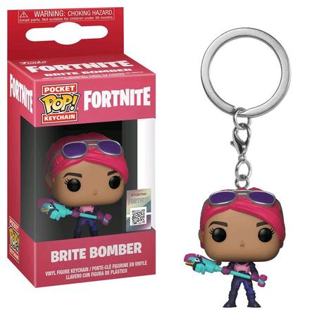 Chaveiro Pocket Funko Pop: Fortnite: Brite Bomber Menor preço em Chaveiro Pocket Funko Pop: Fortnite: Brite Bomber