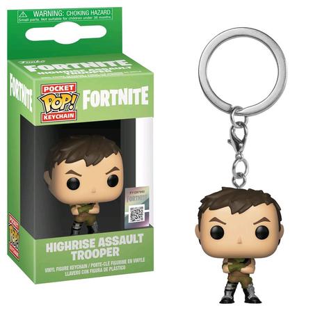 Chaveiro Pocket Funko Pop: Fortnite Highrise Assault Trooper Menor preço em Chaveiro Pocket Funko Pop: Fortnite Highrise Assault Trooper