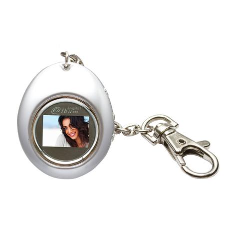 Chaveiro Porta-Retratos Digital com LCD de 1.1 polegadas e Relógio - Prata - D-concepts Menor preço em Chaveiro Porta-Retratos Digital com LCD de 1.1 polegadas e Relógio - Prata - D-concepts