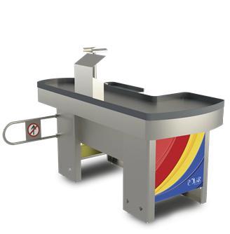 Check-out Caixa Para Supermercado Polar Padrão Pcat 1200 Cinza Faixa Azul Menor preço em Check-out Caixa Para Supermercado Polar Padrão Pcat 1200 Cinza Faixa Azul