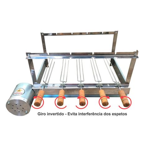 Check-Out de Aço com Gaveta - 150CM - Esquerdo Churrasqueira Giratória Inox 5 Espetos + Acendedor Elétrico - Fundiferro Menor preço em Check-Out de Aço com Gaveta - 150CM - Esquerdo Churrasqueira Giratória Inox 5 Espetos + Acendedor Elétrico - Fundiferro