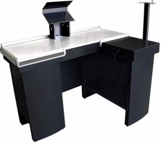 Checkout Metálico INNAL com Kit para Automação 1,30 MT - Preto Menor preço em Checkout Metálico INNAL com Kit para Automação 1,30 MT - Preto