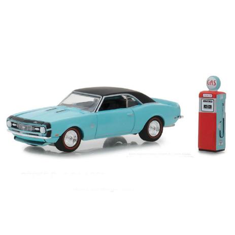 Chevrolet Camaro SS 1968 e Bomba de Combustivel Vintage The Hobby Shop Series 5 1/64 Greenlight Menor preço em Chevrolet Camaro SS 1968 e Bomba de Combustivel Vintage The Hobby Shop Series 5 1/64 Greenlight