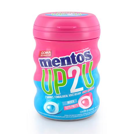 Chiclete Mentos Garrafa Up2u Tutti-Frutti 56g - Grecin Menor preço em Chiclete Mentos Garrafa Up2u Tutti-Frutti 56g - Grecin
