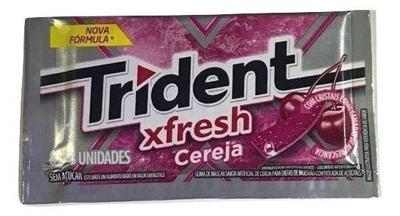 Chiclete Trident Fresh Cereja 8gr C/21 - Adams Menor preço em Chiclete Trident Fresh Cereja 8gr C/21 - Adams