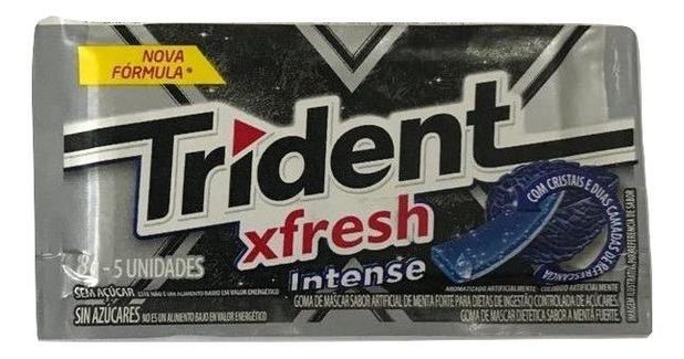 Chiclete Trident Fresh Intense 8gr C/21 - Adams Menor preço em Chiclete Trident Fresh Intense 8gr C/21 - Adams
