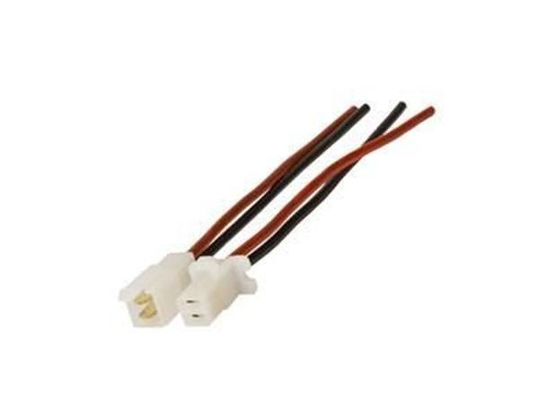 Chicote conector 2 vias fio 4 mm branco - unidade cód. 35/z1 - Permak Menor preço em Chicote conector 2 vias fio 4 mm branco - unidade cód. 35/z1 - Permak