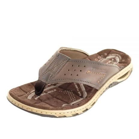Chinelo Confort Masculino Pegada Em Couro - Chinelo Masculino - Magazine  Luiza