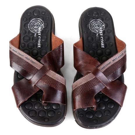chinelo de couro masculino west coast