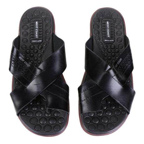 sandália masculina couro west coast