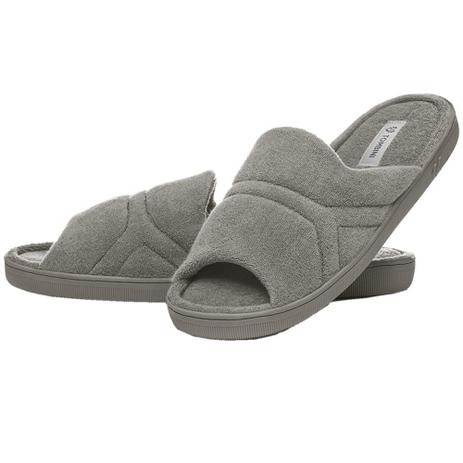 Chinelo de Quarto Masculino Roger Aberto Cinza Mescla D025 - Tombini Homem  - Chinelo Masculino - Magazine Luiza