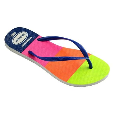 havaianas com glitter colorido