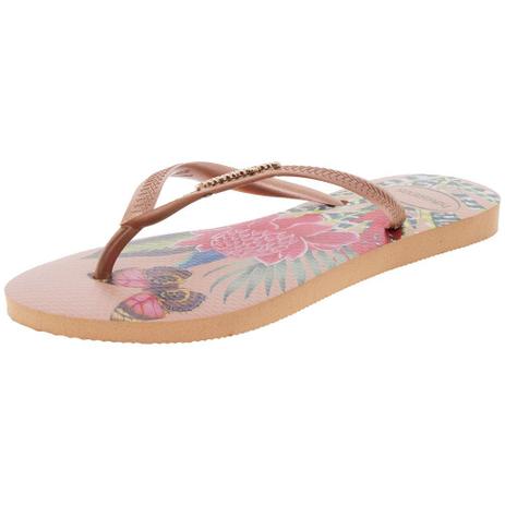 chinelo slim tropical havaianas