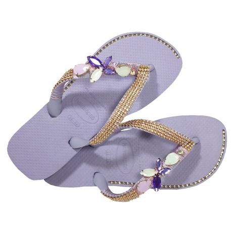 chinelo havaianas com strass preço