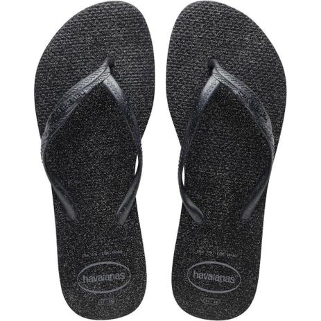chinelo havaianas preto feminino