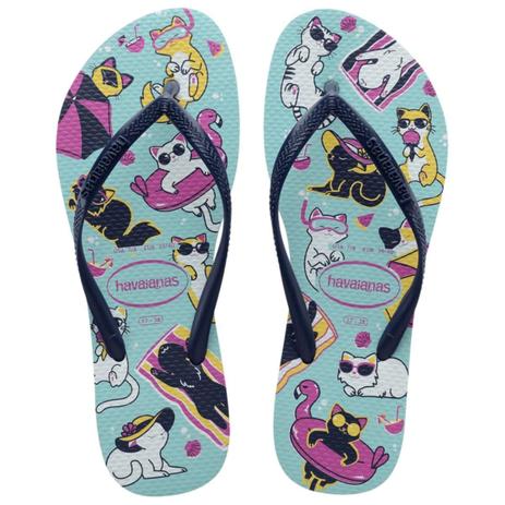 chinelo feminino slim havaianas