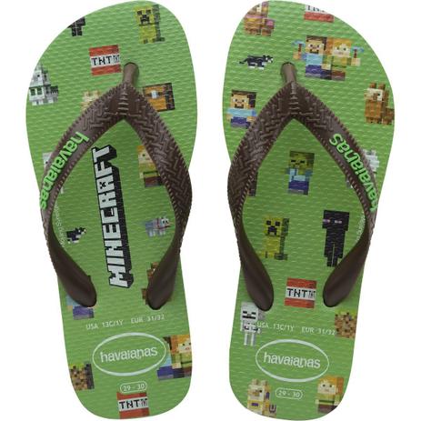 Chinelo infantil minecraft Clearance