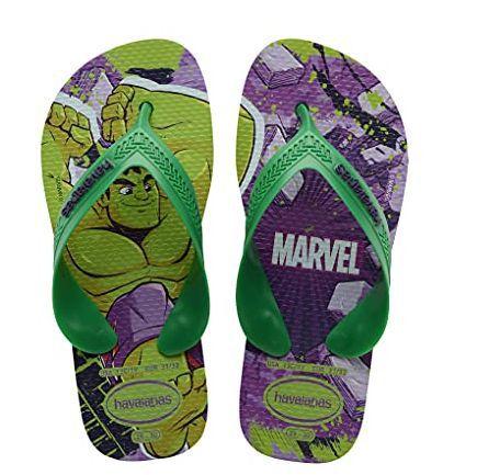 Chinelo Havaianas Kids Max Marvel Hulk Infantil Menino - Chinelo Infantil -  Magazine Luiza