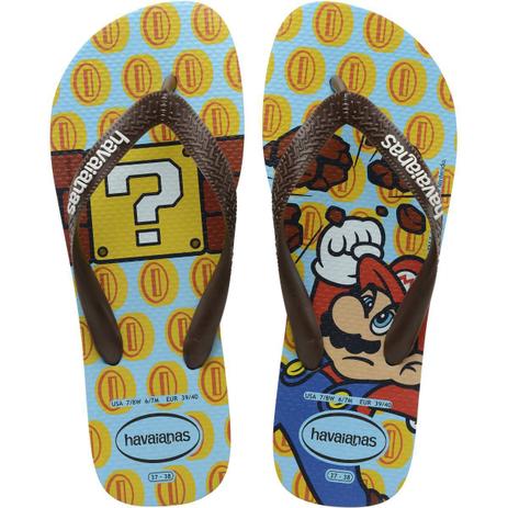 chinelo havaianas masculino mario