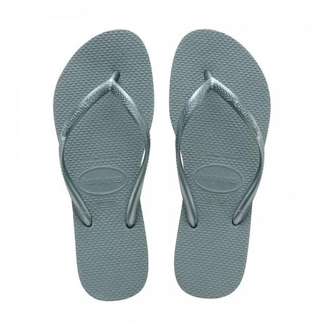 chinelo havaianas azul feminino