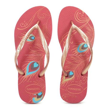 havaianas slim peacock