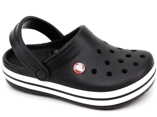 Chinelo Infantil Crocs Crocband Kids Preto Menor preço em Chinelo Infantil Crocs Crocband Kids Preto