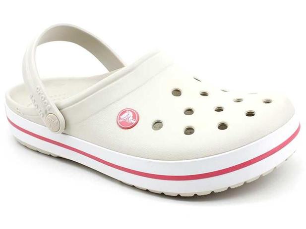 Chinelo Infantil Crocs Crocband Kids Stucco Melon Menor preço em Chinelo Infantil Crocs Crocband Kids Stucco Melon