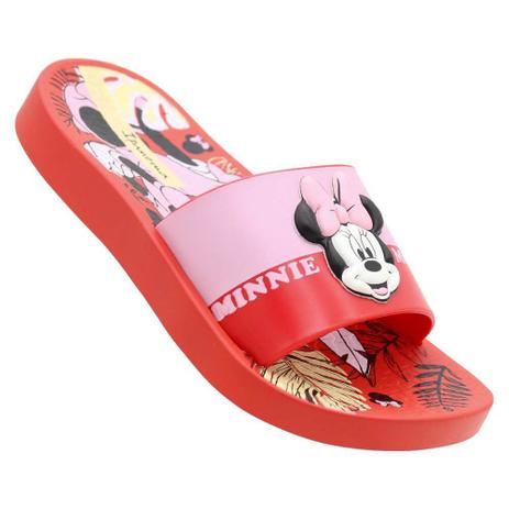 Chinelo Grendene Minnie Mini Geladeira Vermelho 22491-23538 | Omar Calçados
