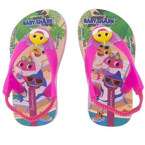 Chinelo baby shark rosa Clearance