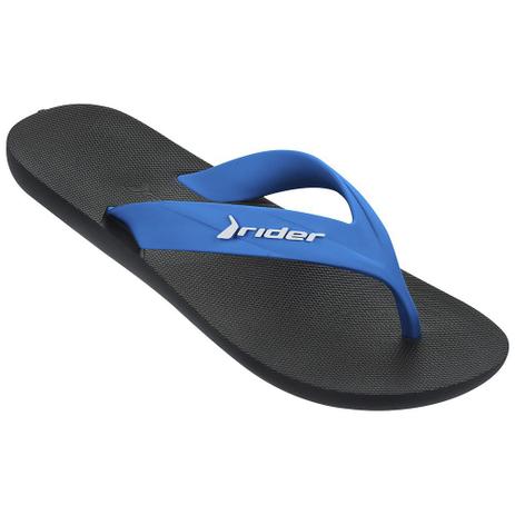 Chinelo Infantil Rider Strike - Rider Preto e Azul - Grendene Menor preço em Chinelo Infantil Rider Strike - Rider Preto e Azul - Grendene