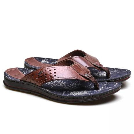 Chinelo Pegada 132803-02 Anilina - Calçados Masculinos - Magazine Luiza