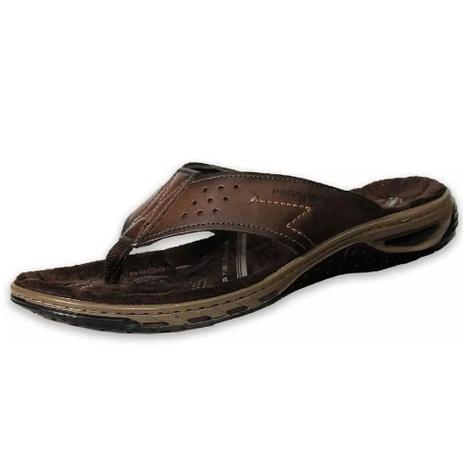 Menor preço em Chinelo Pegada Sandália Masculino Em Couro e Amortecedor 131663